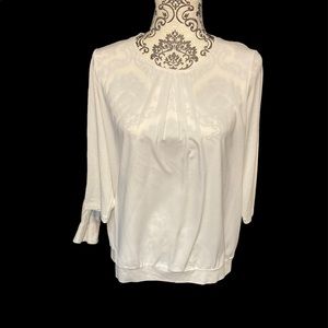 Women’s soft white blouse from Olsen